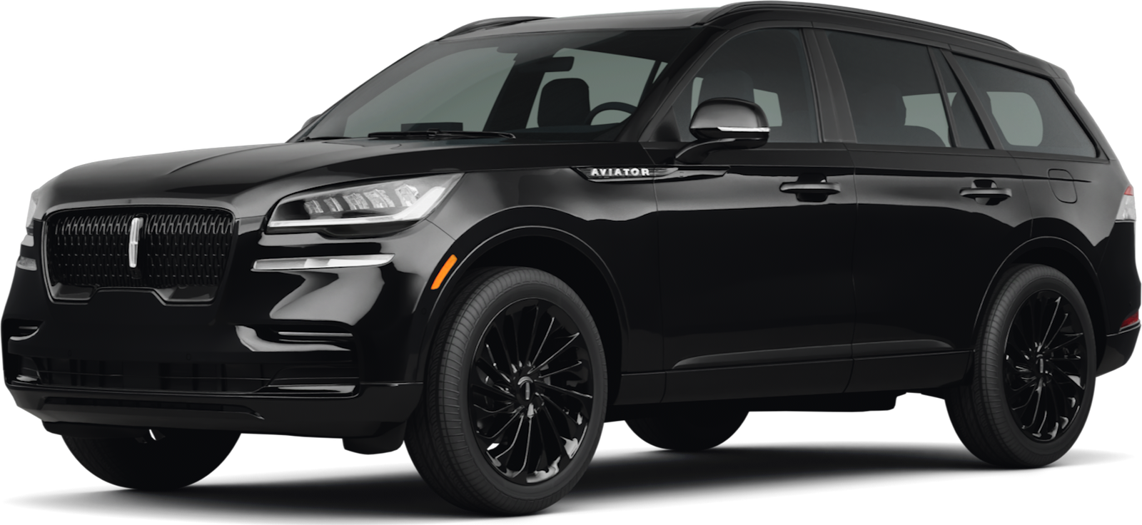 Black Lincoln Aviator SUV