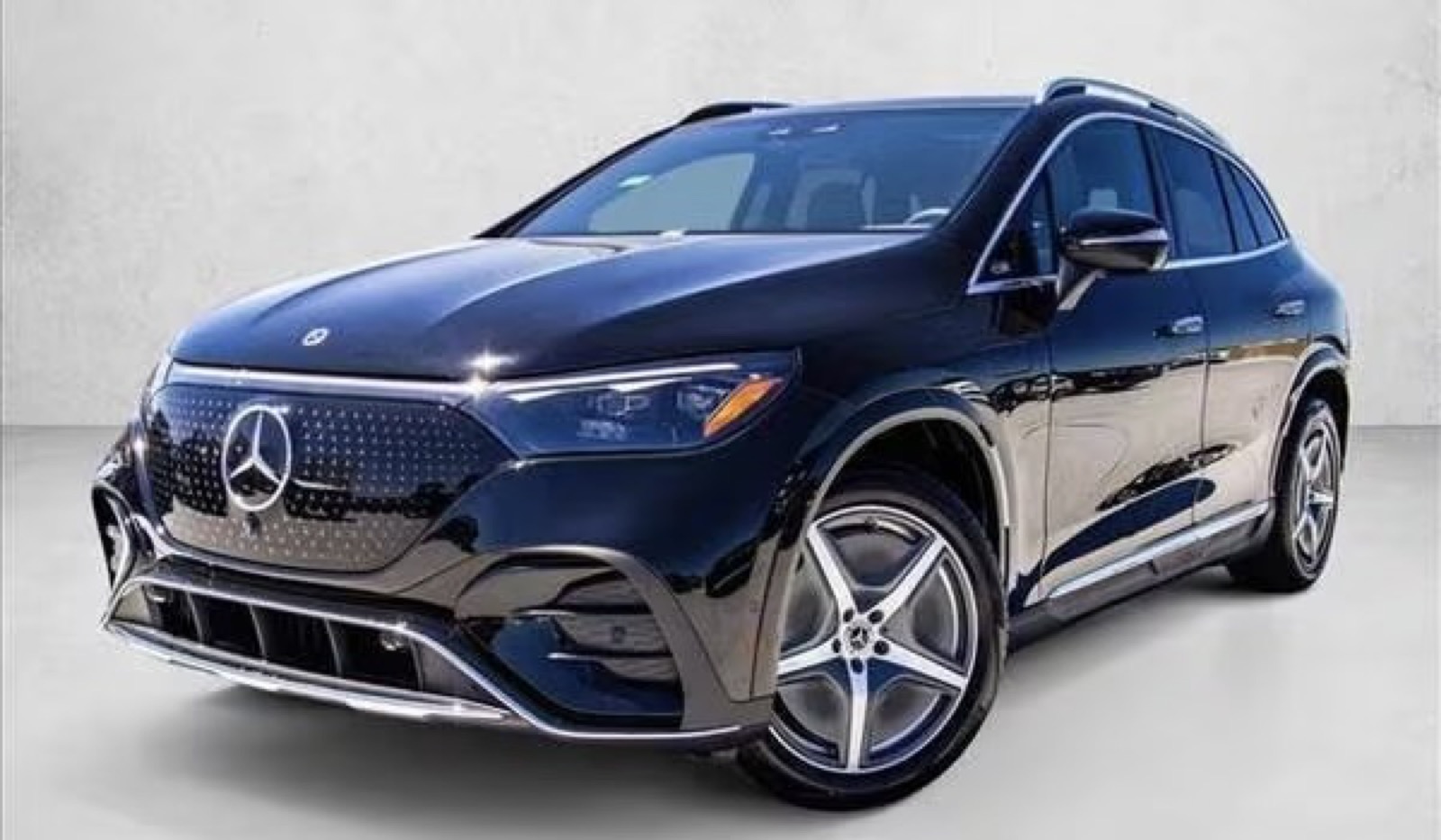 Dark blue Mercedes-Benz EQB crossover